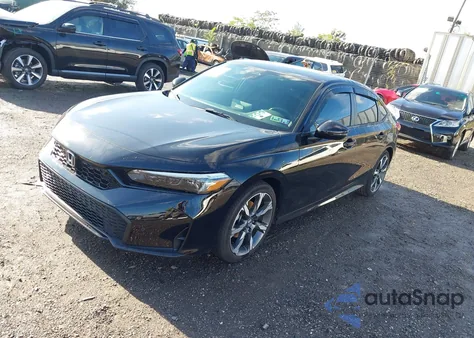 2025 Honda Civic Hybrid Sport/Sport Touring z USA, uszkodzony, nr VIN 2HGFE4F88SH347592